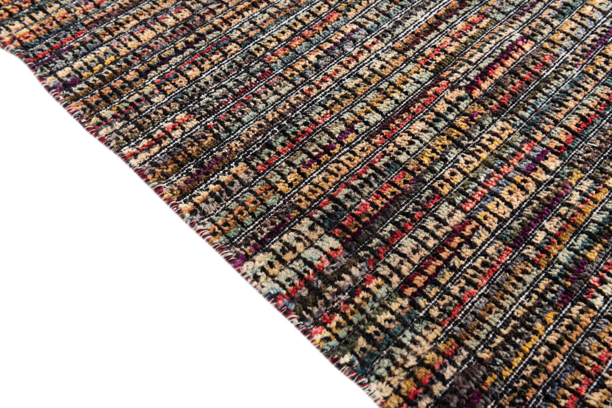 5' 4 x 7' 10 Hand Knotted Moroccan Wool Rug