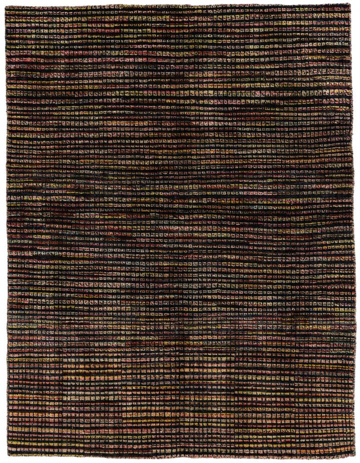 Detail image of 5' 2 x 7' 3 Hand Knotted Moroccan Wool Rug