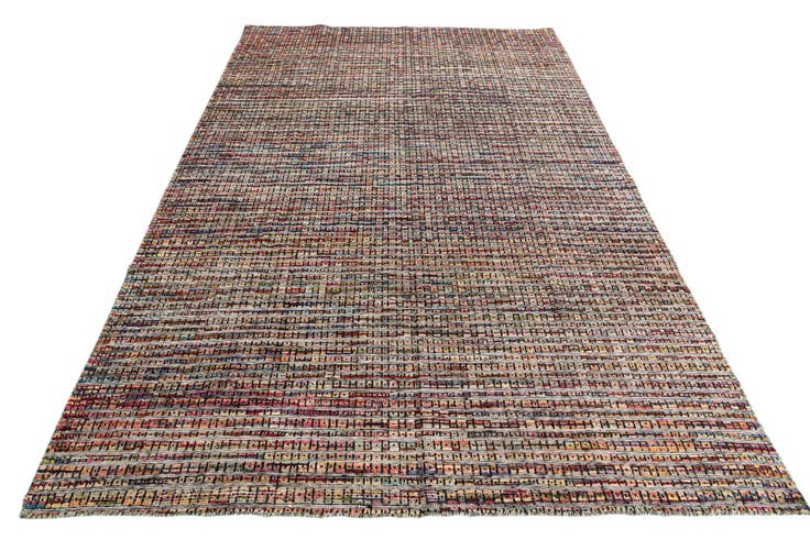 Detail image of 6' 3 x 9' 6 Hand Knotted Moroccan Wool Rug