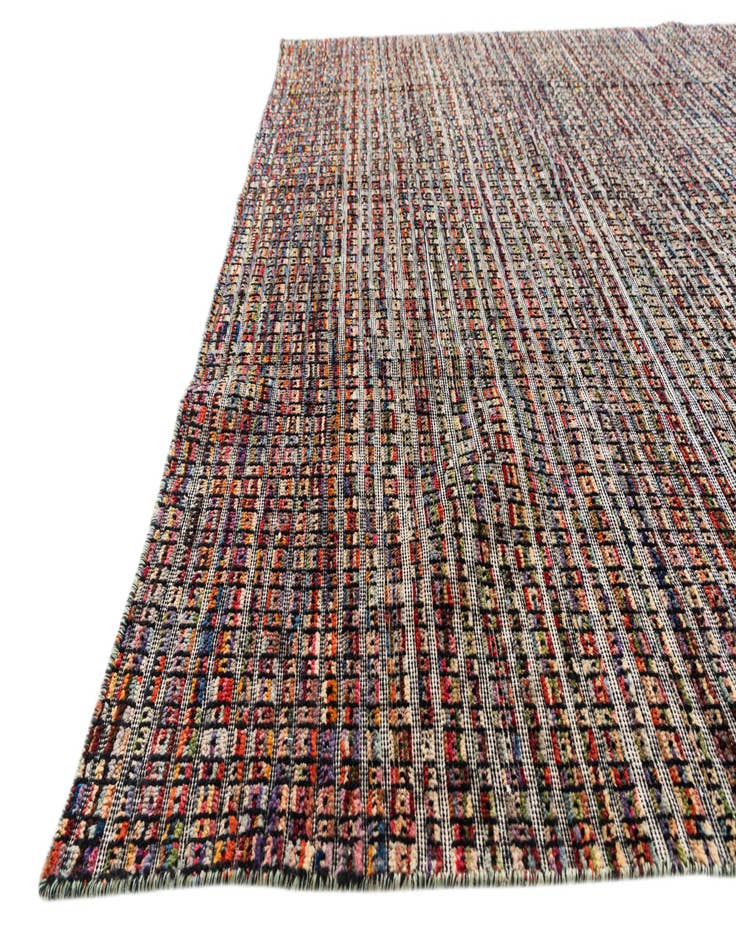 Detail image of 6' 3 x 9' 6  Hand Knotted Moroccan Wool Rug