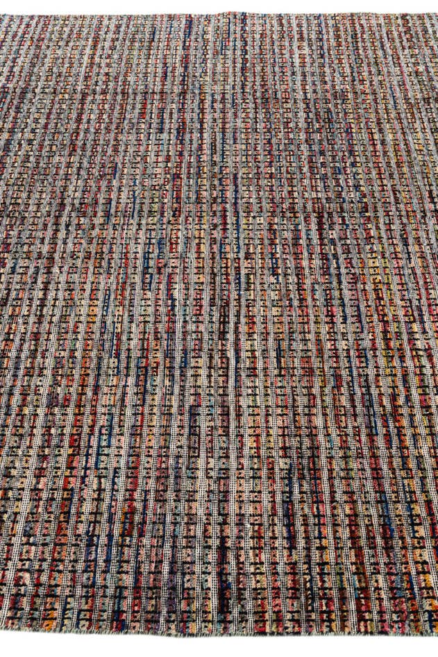 Detail image of 6' 3 x 9' 6 Hand Knotted Moroccan Wool Rug