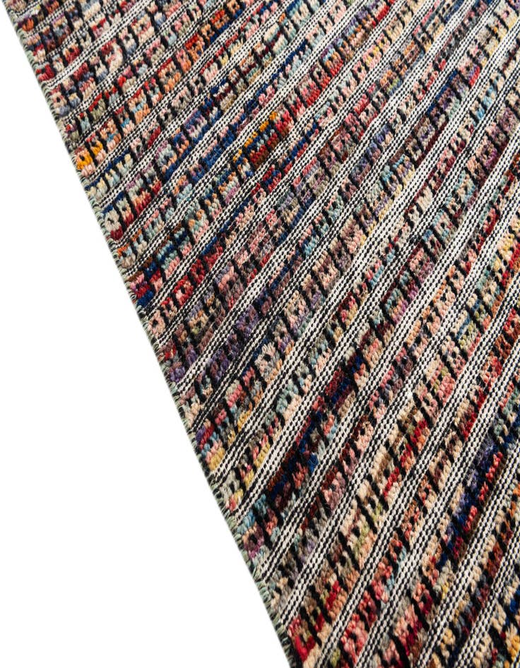 Detail image of 6' 3 x 9' 6  Hand Knotted Moroccan Wool Rug