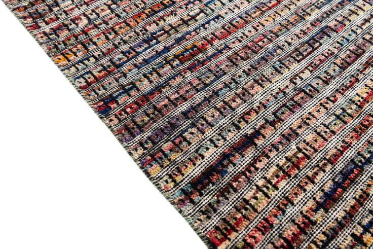 Detail image of 6' 3 x 9' 6 Hand Knotted Moroccan Wool Rug