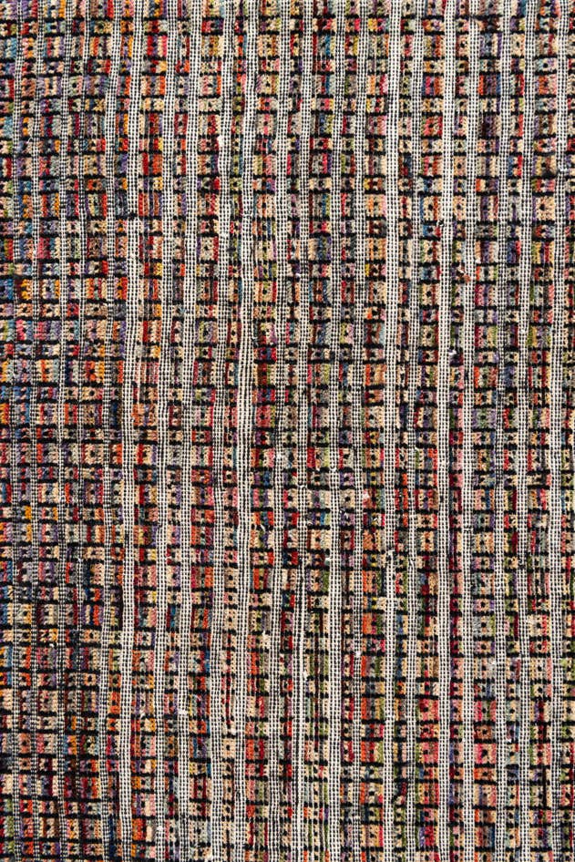 Detail image of 6' 3 x 9' 6 Hand Knotted Moroccan Wool Rug