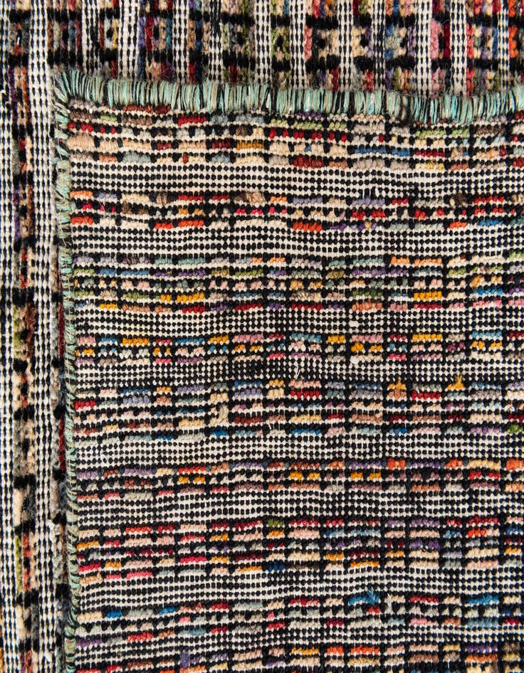 Detail image of 6' 3 x 9' 6  Hand Knotted Moroccan Wool Rug