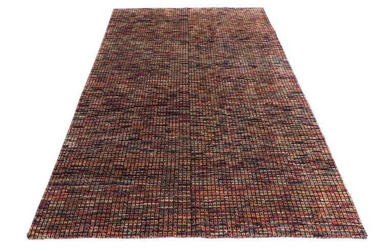 Vue détaillée : 165cm x 245cm Noué main Marocain Tapis Laine