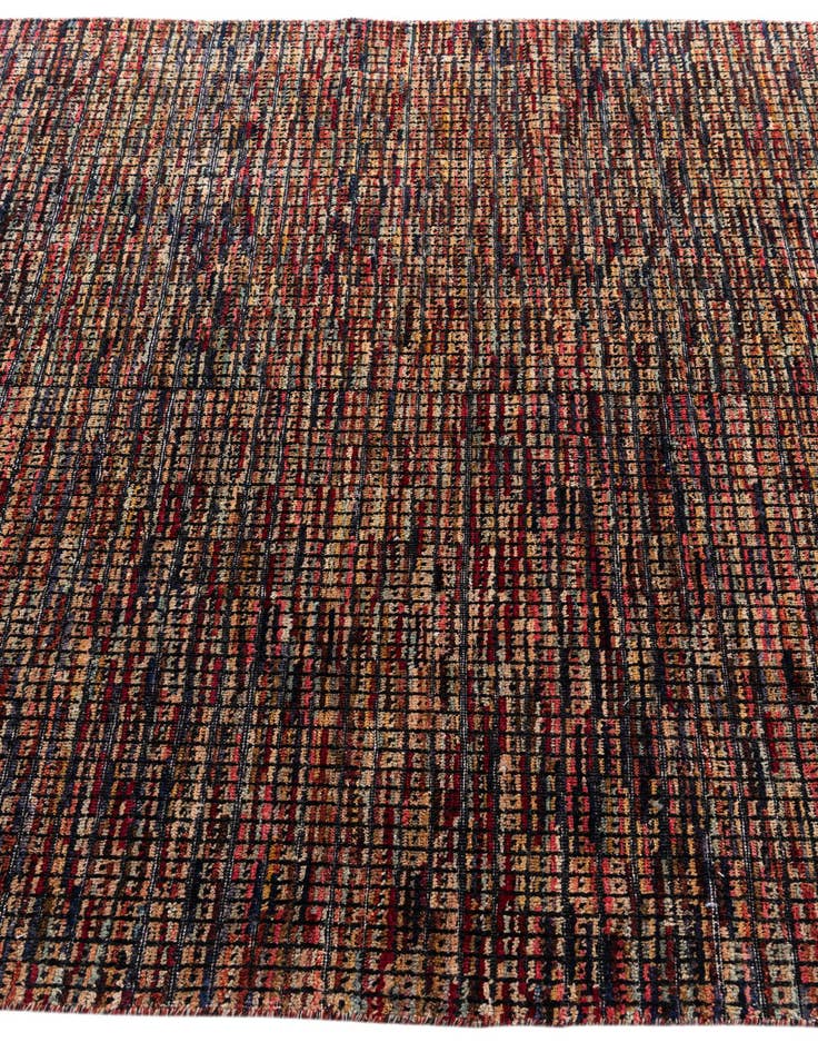 Detail image of 5' 4 x 8'  Hand Knotted Moroccan Wool Rug