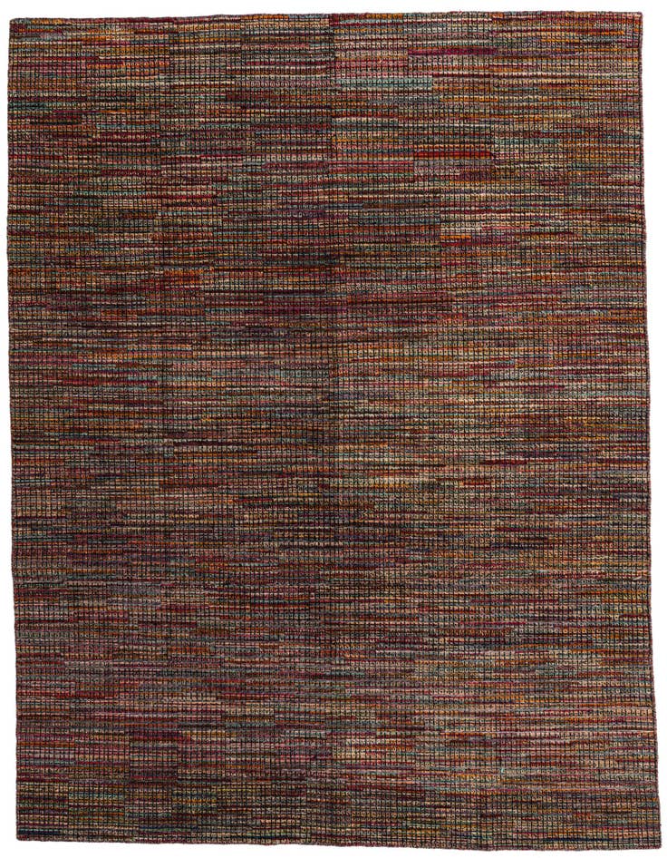 Detail image of 7' 10 x 9' 10 Hand Knotted Moroccan Wool Rug