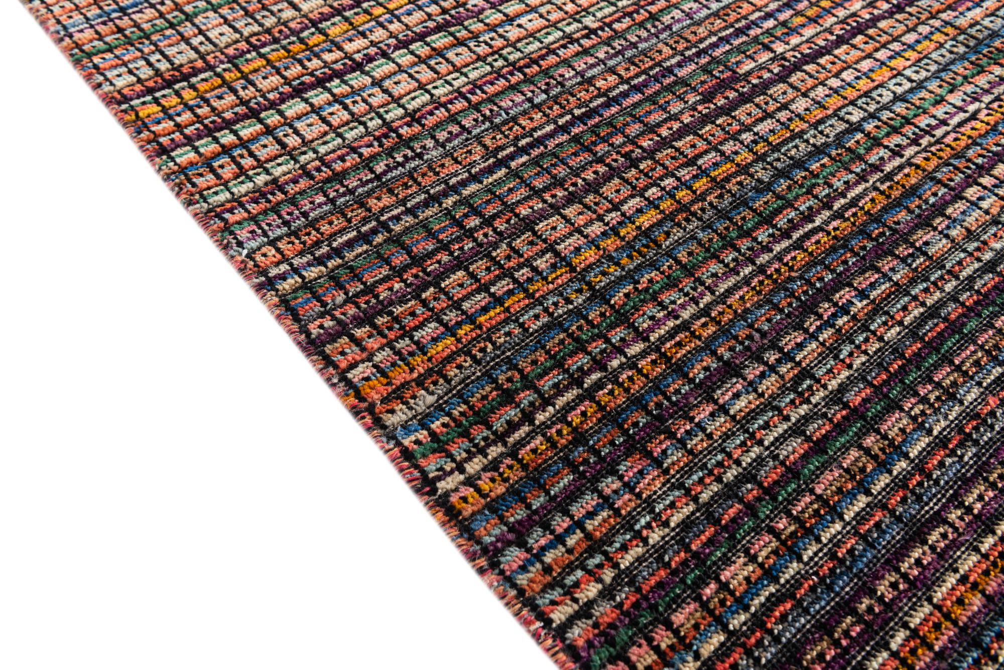 7' 10 x 9' 10 Hand Knotted Moroccan Wool Rug