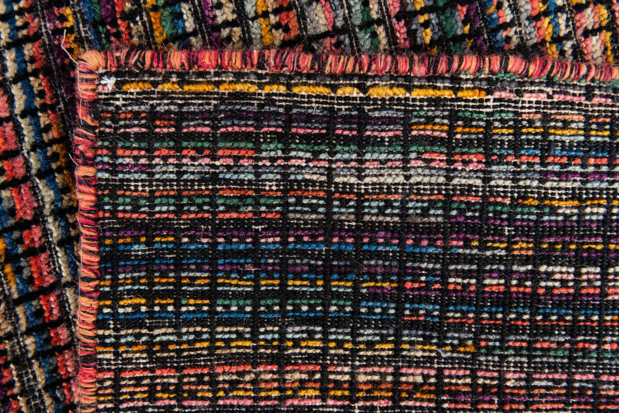 7' 10 x 9' 10 Hand Knotted Moroccan Wool Rug