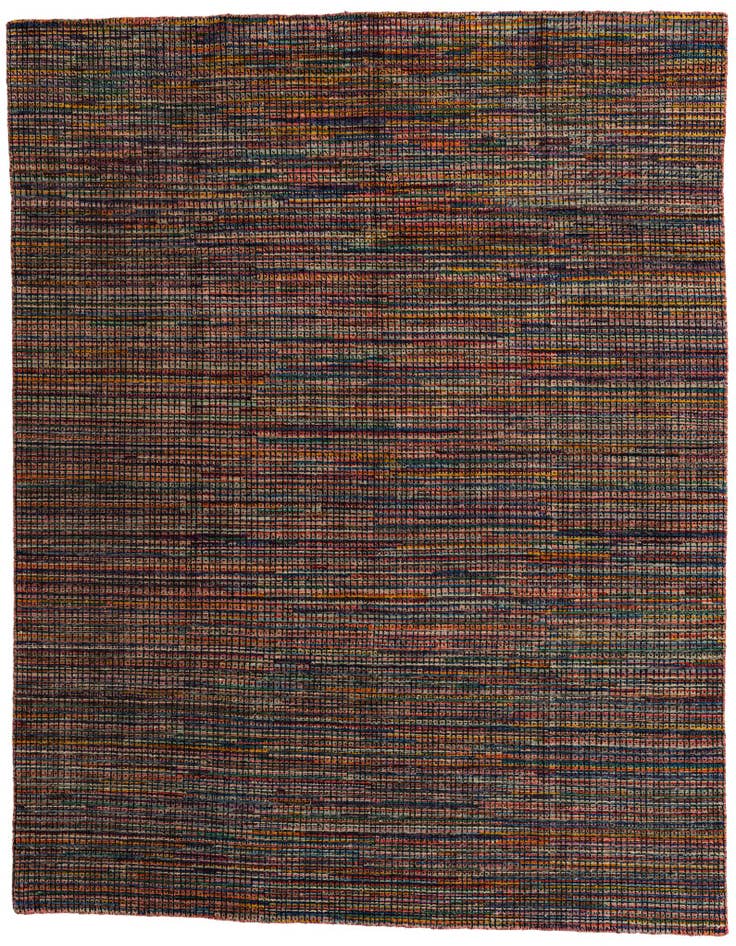 Detail image of 7' 10 x 9' 10 Hand Knotted Moroccan Wool Rug