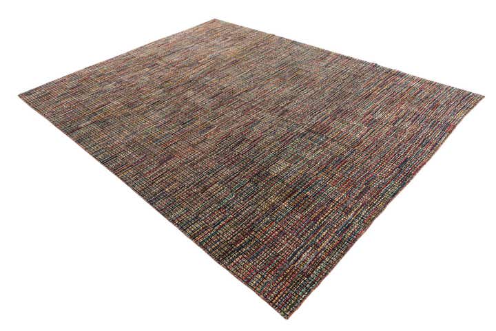 7' 10 x 10' 2 Hand Knotted Moroccan Wool Rug