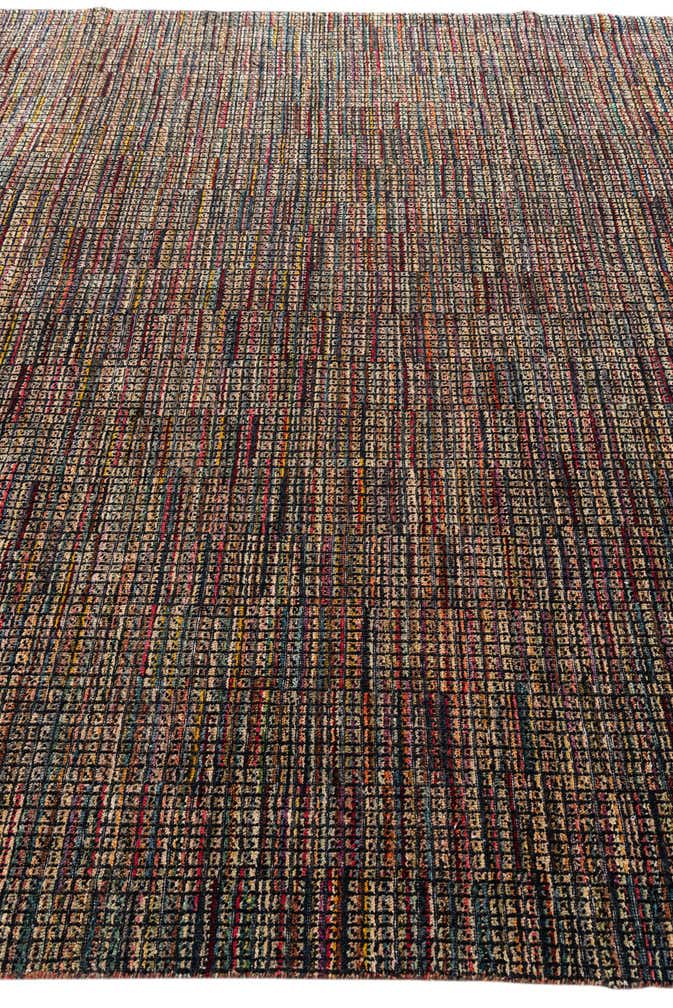 7' 10 x 10' 2 Hand Knotted Moroccan Wool Rug