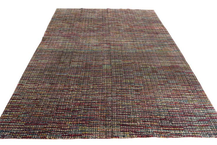 Detail image of 7' 9 x 10' 6 Hand Knotted Moroccan Wool Rug