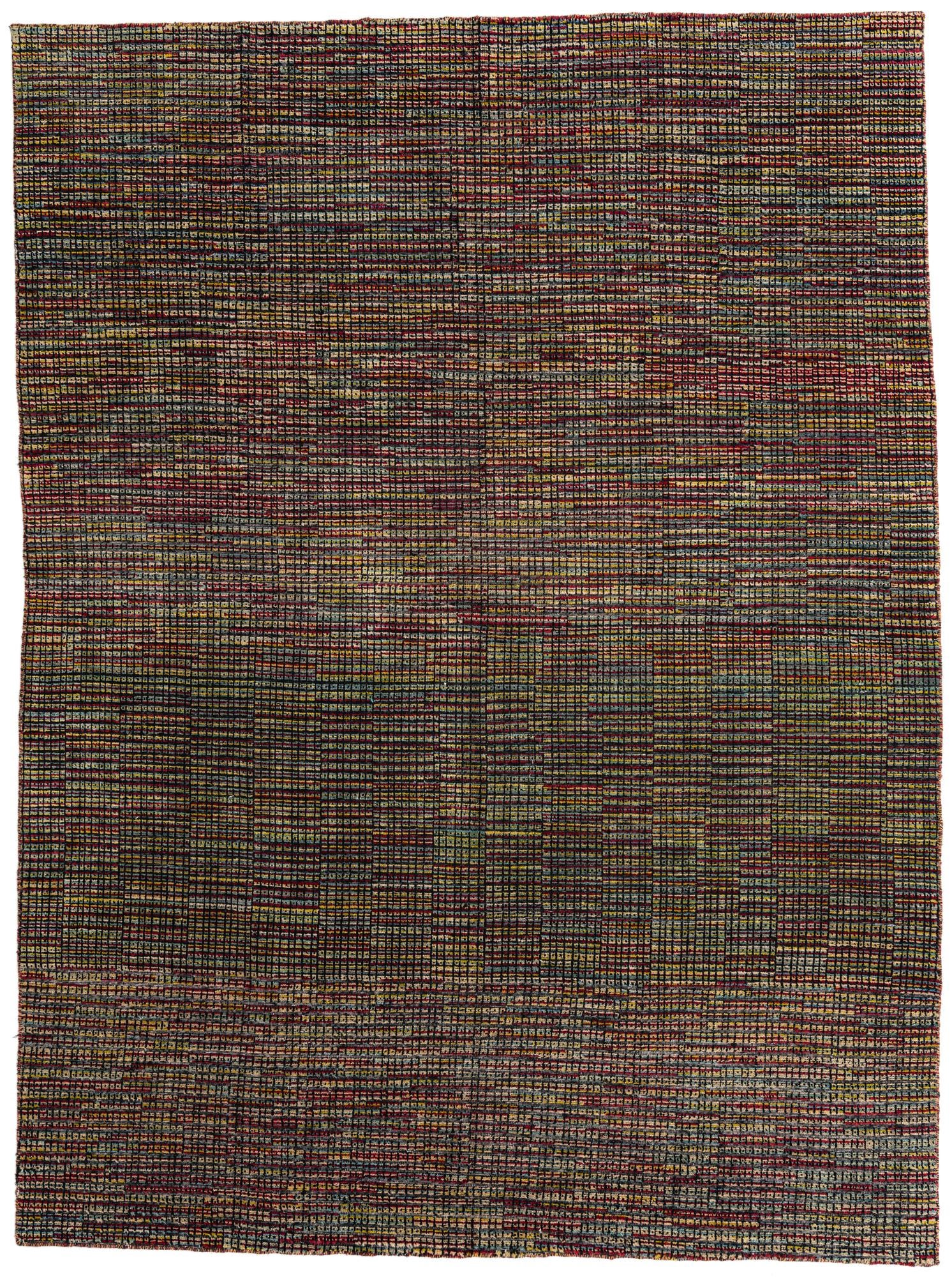 7' 9 x 10' 6 Hand Knotted Moroccan Wool Rug