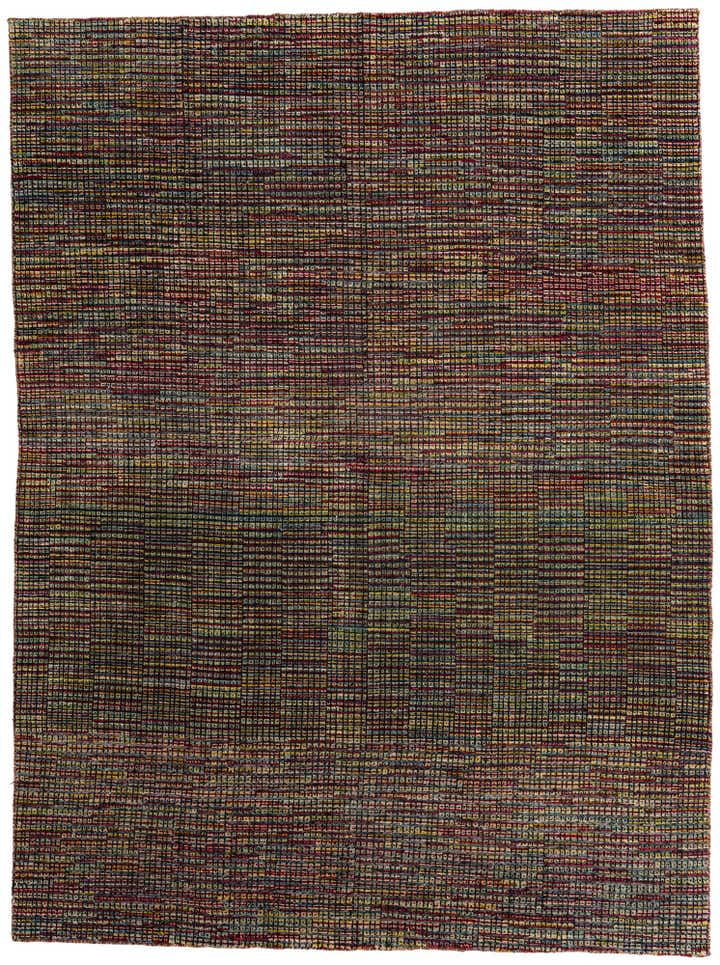 7' 9 x 10' 6 Hand Knotted Moroccan Wool Rug