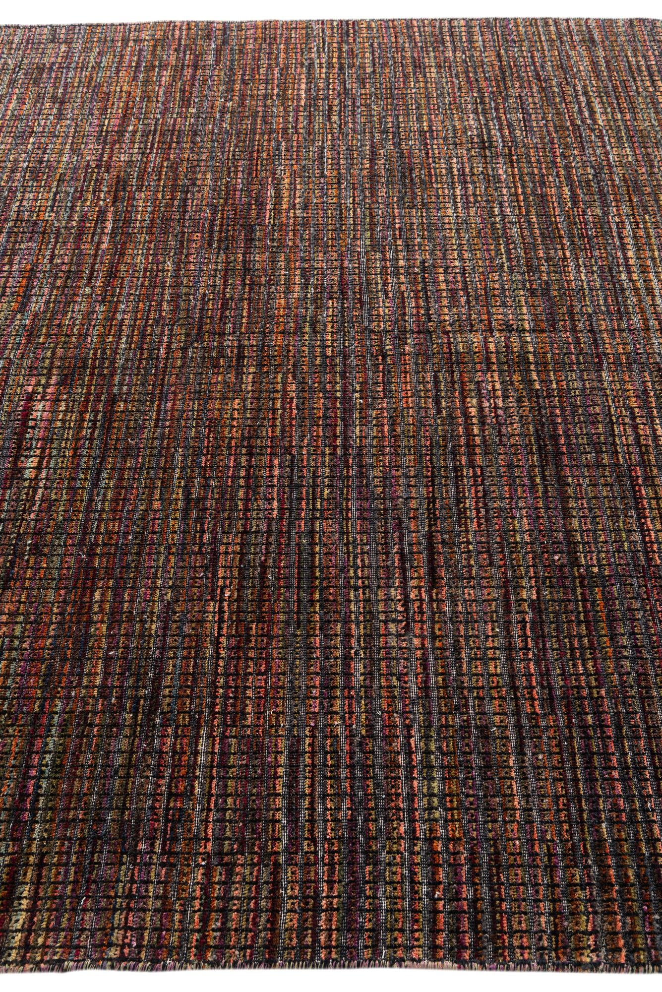 6' 4 x 10' Hand Knotted Moroccan Wool Rug