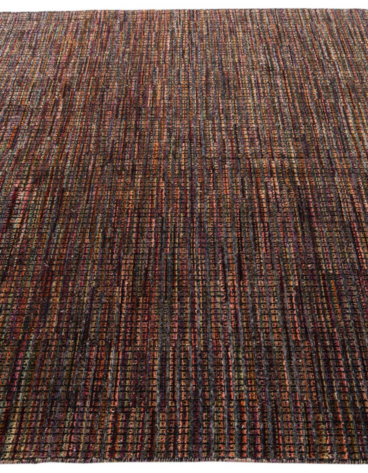 Detail image of 6' 4 x 10'  Hand Knotted Moroccan Wool Rug