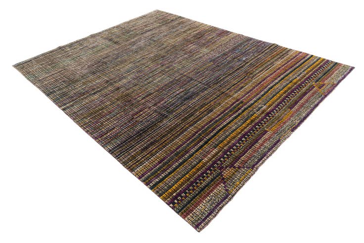 Detail image of 7' 8 x 9' 10 Hand Knotted Moroccan Wool Rug