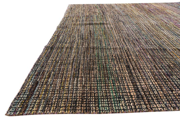 Detail image of 7' 8 x 9' 10 Hand Knotted Moroccan Wool Rug