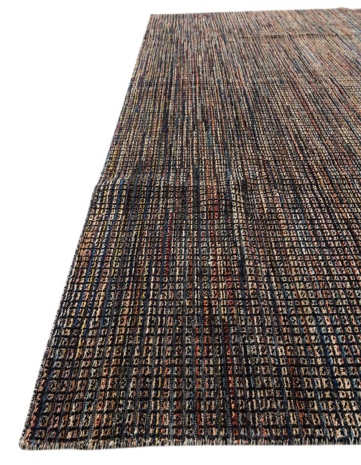 Detail image of 8' x 9'  Hand Knotted Moroccan Wool Rug