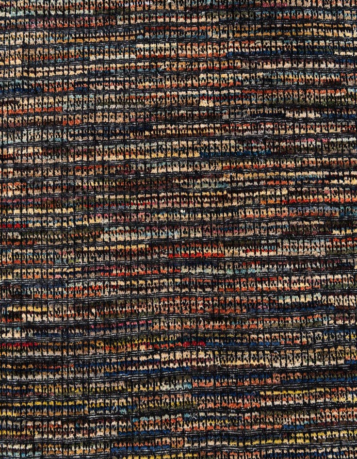 Detail image of 8' x 9'  Hand Knotted Moroccan Wool Rug