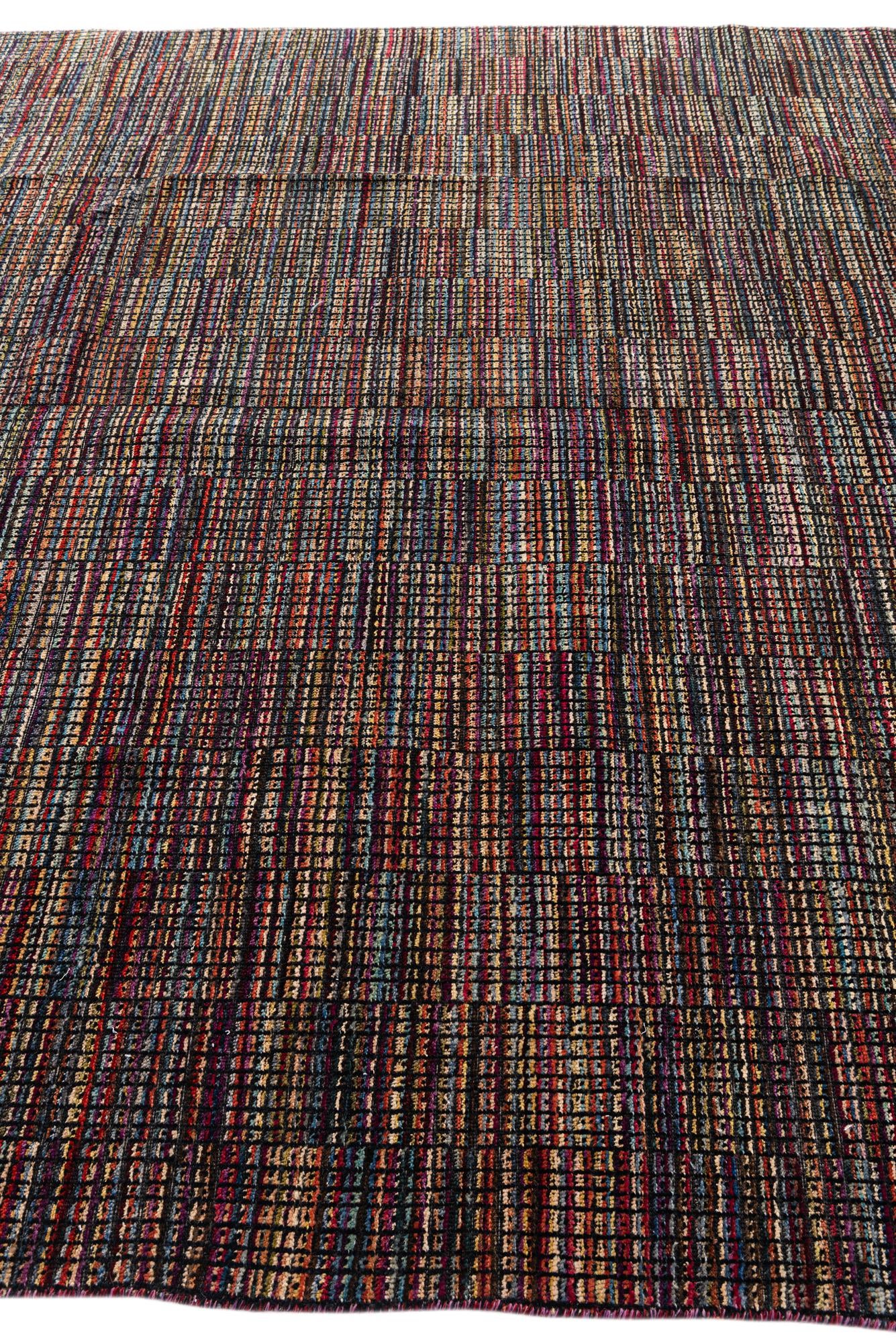 7' 10 x 10' 1 Hand Knotted Moroccan Wool Rug