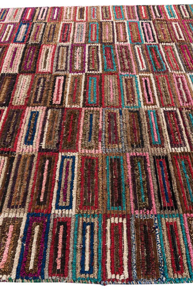 7' 10 x 10' 2 Hand Knotted Moroccan Wool Rug