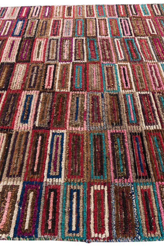 Detail image of 7' 10 x 10' 2 Hand Knotted Moroccan Wool Rug