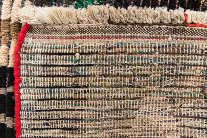 6' 2 x 9' 8 Hand Knotted Moroccan Wool Rug