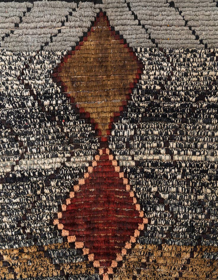 Detail image of 5' 2 x 7' 4  Hand Knotted Moroccan Wool Rug
