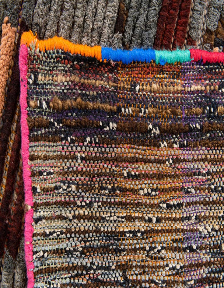 Detail image of 5' 2 x 7' 4  Hand Knotted Moroccan Wool Rug