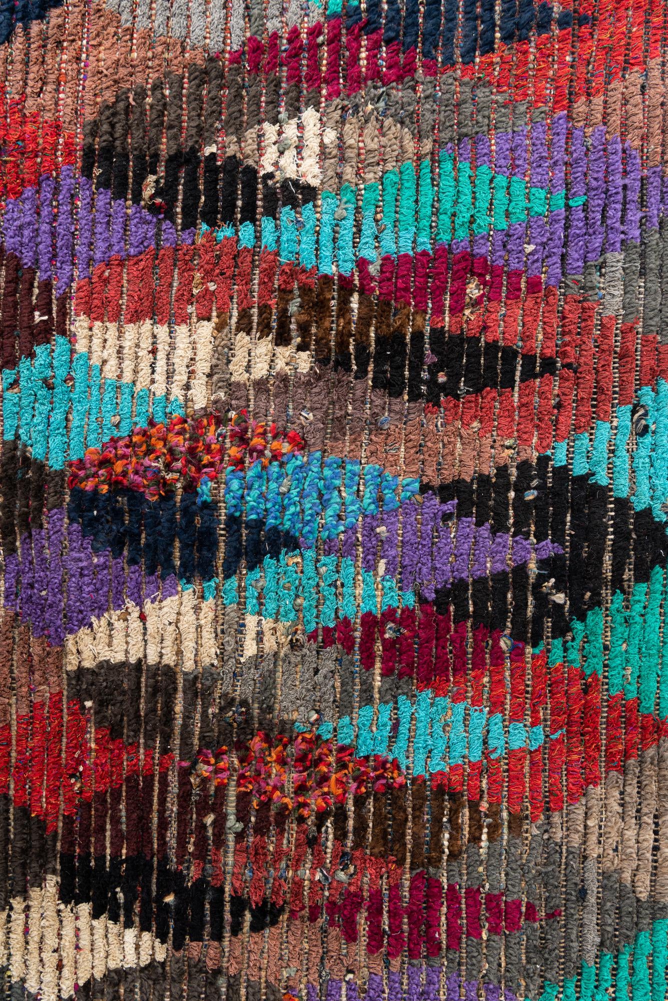 7' 9 x 9' 9 Hand Knotted Moroccan Wool Rug