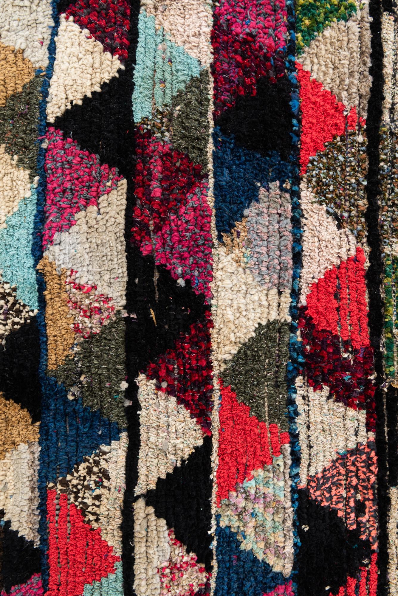 6' 2 x 9' 9 Hand Knotted Moroccan Wool Rug