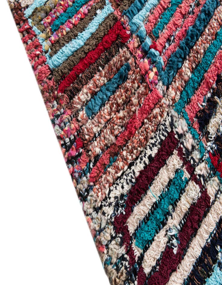 Detail image of 5' 2 x 7' 10  Hand Knotted Moroccan Wool Rug