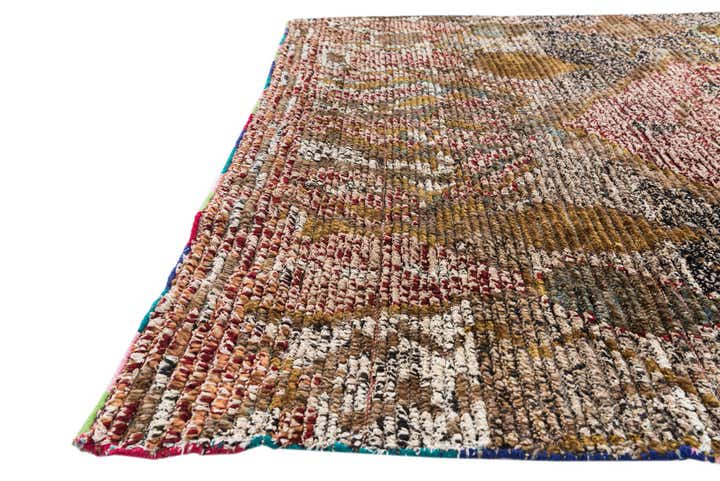 5' 1 x 7' 6 Hand Knotted Moroccan Wool Rug