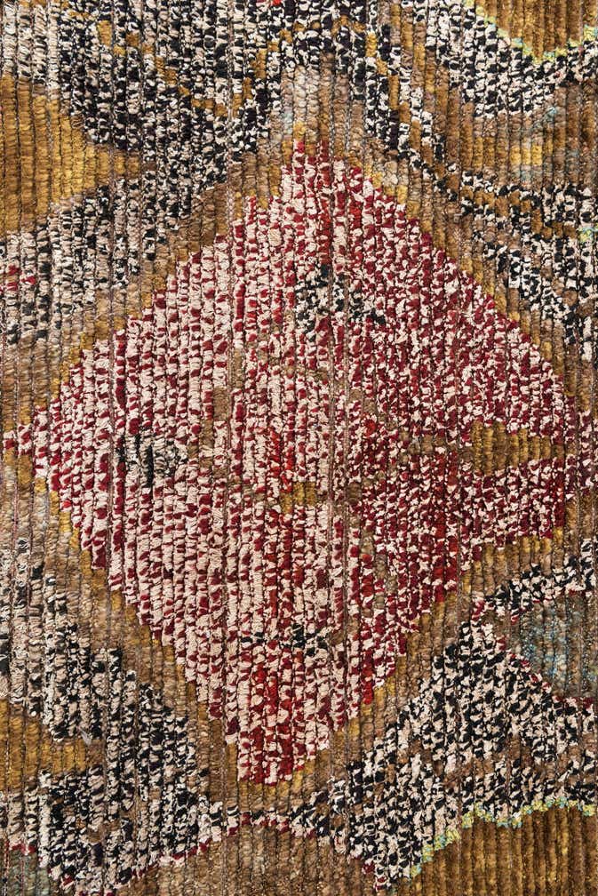 5' 1 x 7' 6 Hand Knotted Moroccan Wool Rug