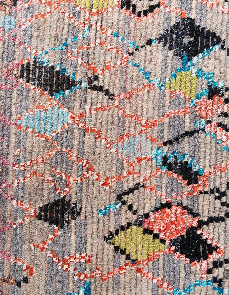 Detail image of 5' 5 x 8' 3  Hand Knotted Moroccan Wool Rug
