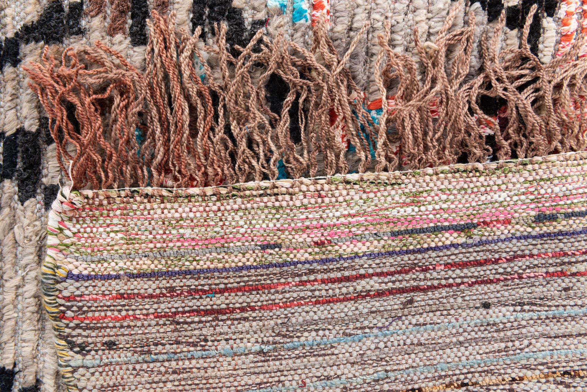 5' 5 x 8' 3 Hand Knotted Moroccan Wool Rug