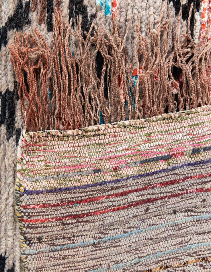 Detail image of 5' 5 x 8' 3  Hand Knotted Moroccan Wool Rug