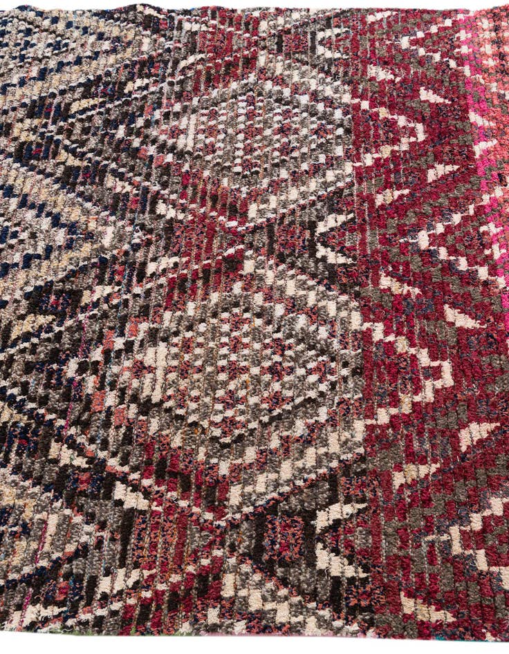 Detail image of 5' x 7' 8  Hand Knotted Moroccan Wool Rug