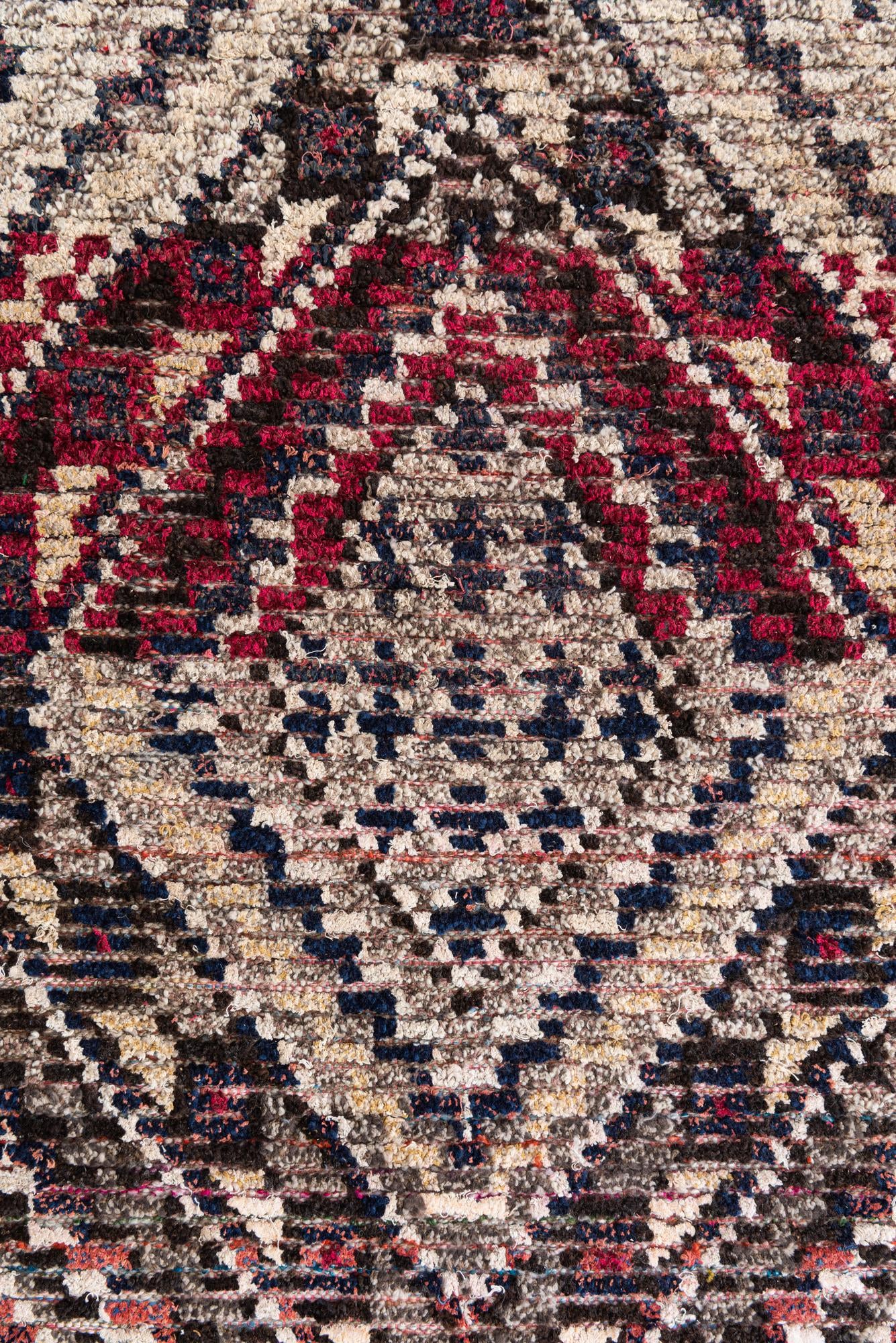 5' x 7' 8 Hand Knotted Moroccan Wool Rug