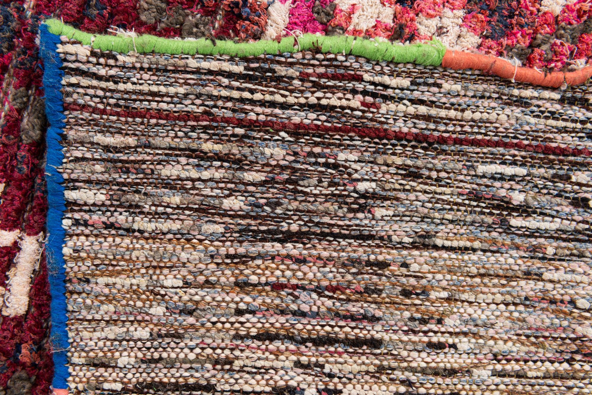 5' x 7' 8 Hand Knotted Moroccan Wool Rug