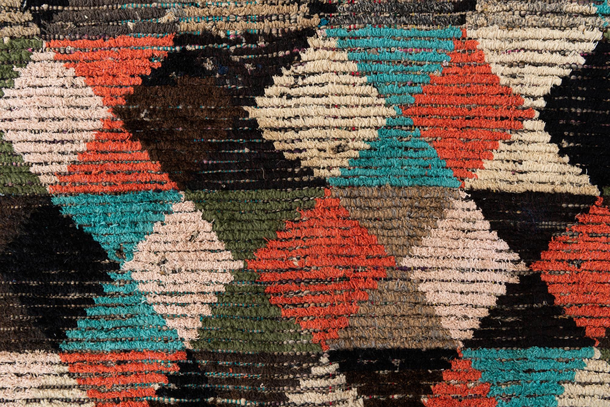 5' 6 x 8' 5 Hand Knotted Moroccan Wool Rug