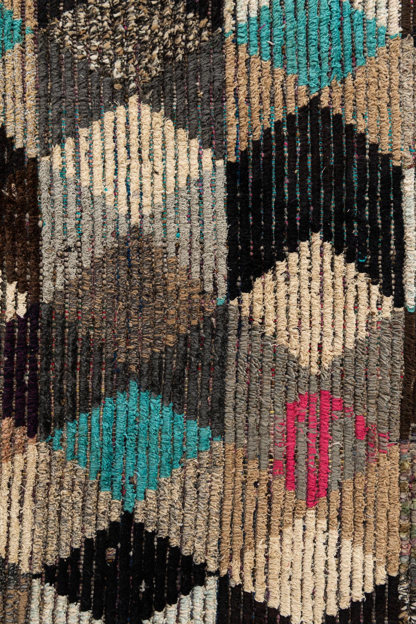 5' 6 x 8' 5 Hand Knotted Moroccan Wool Rug