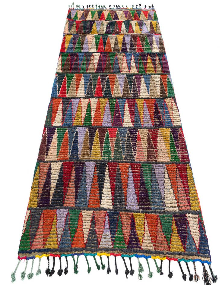 Detail image of 5' 2 x 8' Hand Knotted Moroccan Wool Rug