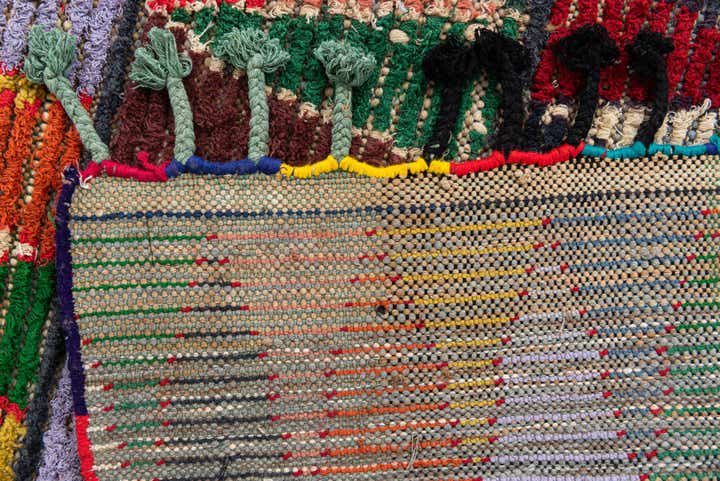 5' 2 x 8' Hand Knotted Moroccan Wool Rug