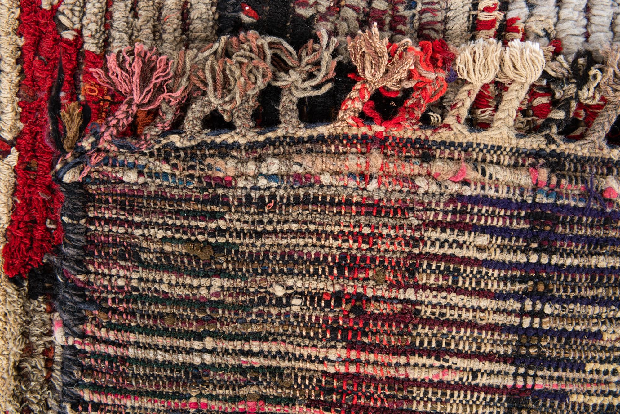 6' 1 x 9' 4 Hand Knotted Moroccan Wool Rug