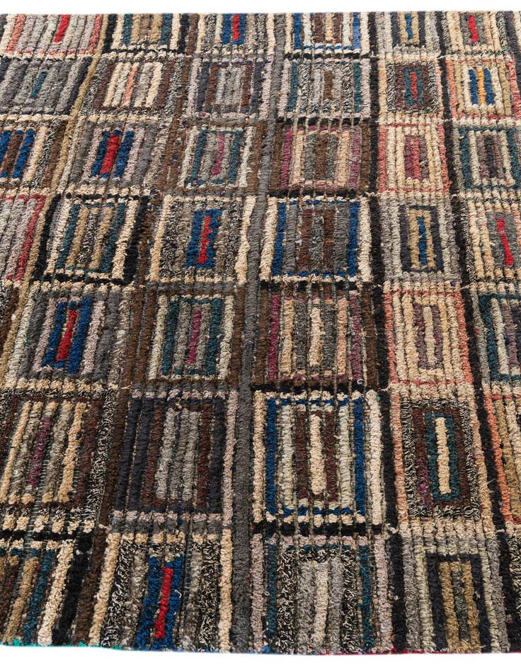 Detail image of 5' 5 x 8' 9  Hand Knotted Moroccan Wool Rug
