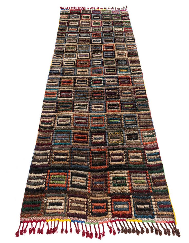 Detail image of 5' x 8' 4  Hand Knotted Moroccan Wool Rug